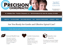 Tablet Screenshot of precisioncorrection.com